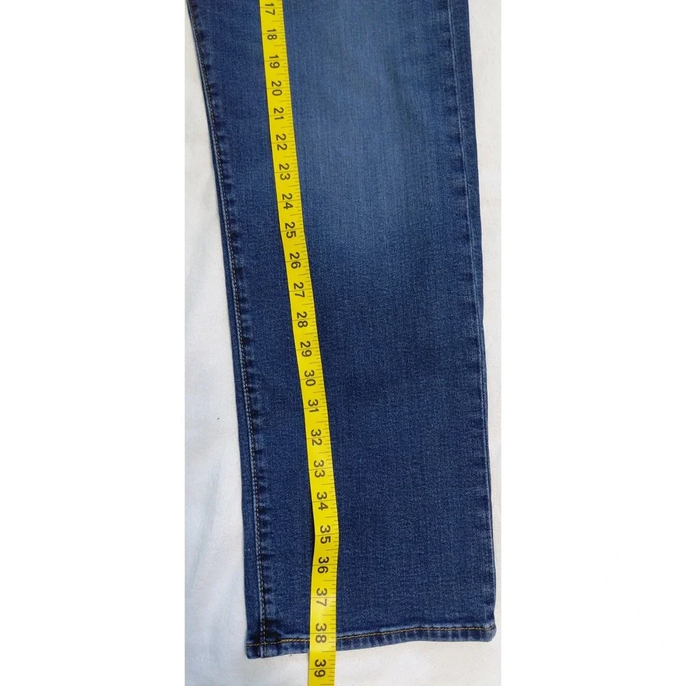 Levis 501 Denim Jeans Button Fly 36X30 Blue 5 Pocket Straight Leg Cotton Western